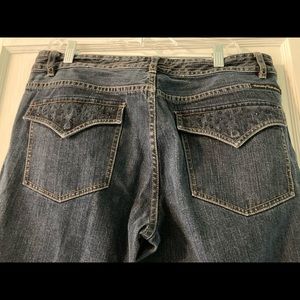 Harley Davidson embellished jeans